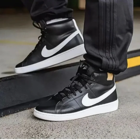 Nike | Shoes | Nike Court Royale 2 Mid Blackwhitewhite Onyx  display picture 3